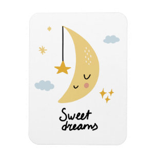 Sweet Dreams Moon & Stars Magneet
