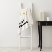 Sweet Dreams Moon & Stars Sherpa Deken (In situ)