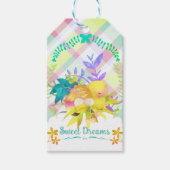 Sweet Dreams Nesting Bird Baby Cadeaulabel (Voorkant)