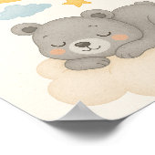 Sweet Dreams Nursery Wall Art Set - Maan, Beer Poster (Hoek)