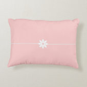 Sweet Dreams op Baby Pink gepersonaliseerd Decoratief Kussen (Achterkant)