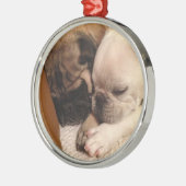 Sweet Dreams op kerstavond Metalen Ornament (Links)