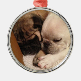 Sweet Dreams op kerstavond Metalen Ornament