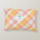 Sweet Dreams Owl Baby Blanket Accent Kussen (Achterkant)