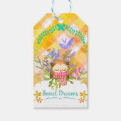 Sweet Dreams Owl Baby Cadeaulabel (Voorkant)