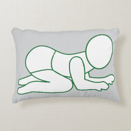 Sweet Dreams Pillow - Minimalistische Baby-lijnkun Accent Kussen