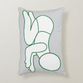 Sweet Dreams Pillow - Minimalistische Baby-lijnkun Accent Kussen (Voorkant(Verticaal))