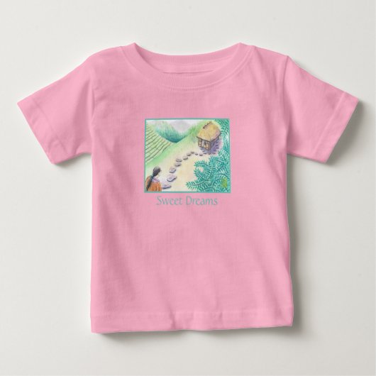 Sweet Dreams Pink Baby T-Shirt (Voorkant)