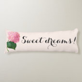 Sweet Dreams Pink Hydrangea Body Pillow Lichaamskussen (Voorkant)
