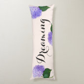 Sweet Dreams Pink Hydrangea Body Pillow Lichaamskussen (Achterkant (Verticaal))