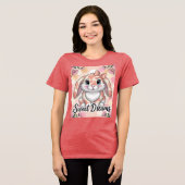 Sweet Dreams Pink Peach Bunny Camo Tri-Blend Shirt (Voorkant volledig)
