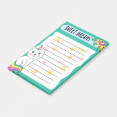 Sweet Dreams Post-it Opmerkingen: Schattige & Func Post-it® Notes (Schuin)