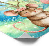 Sweet Dreams Rainbow Fairy & Mice Nursery  Poster (Hoek)
