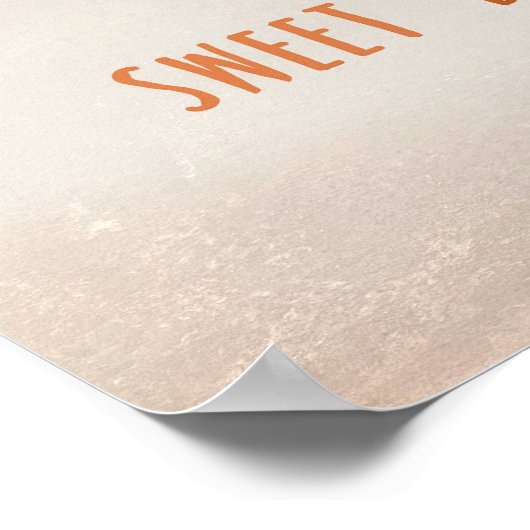 Sweet Dreams Rainbow kinder Kwekerij poster (Hoek)