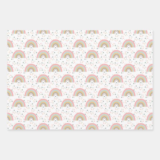 Sweet Dreams Rainbow Pattern Wrapping Paper (Voorkant 2)
