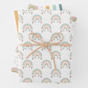 Sweet Dreams Rainbow Pattern Wrapping Paper