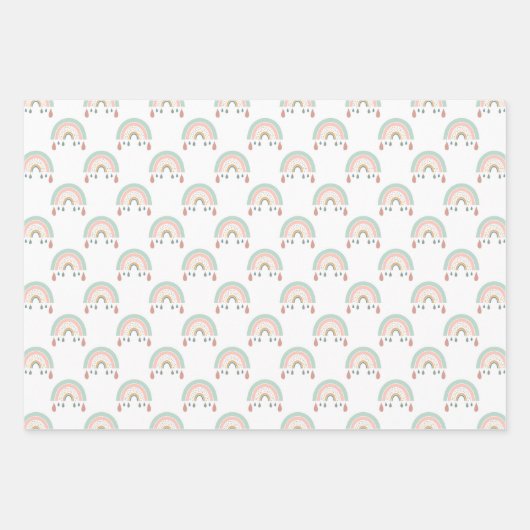 Sweet Dreams Rainbow Pattern Wrapping Paper (Voorkant)