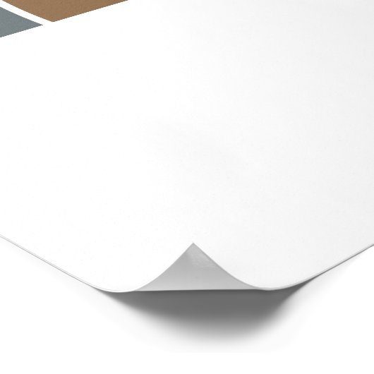 Sweet Dreams Rainbow Rosewood en Lavender Poster (Hoek)