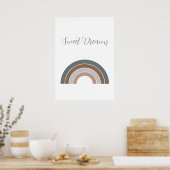 Sweet Dreams Rainbow Rosewood en Lavender Poster (Keuken)