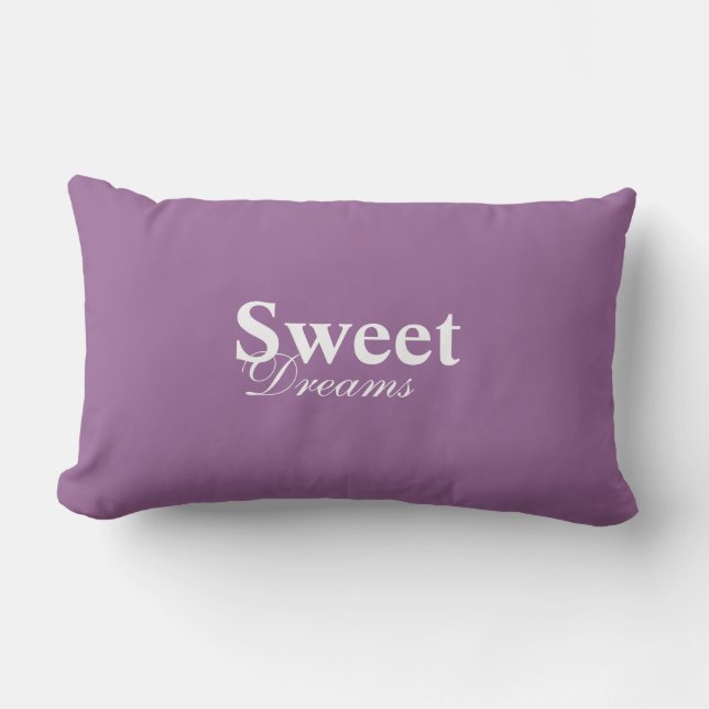 Sweet Dreams Red en White Pillow Kussen (Voorkant)
