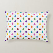 Sweet Dreams Regenboog regendruppels gepersonalise Accent Kussen (Achterkant)