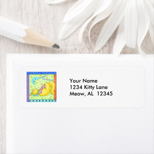Sweet Dreams Return Address Label (Insitu)