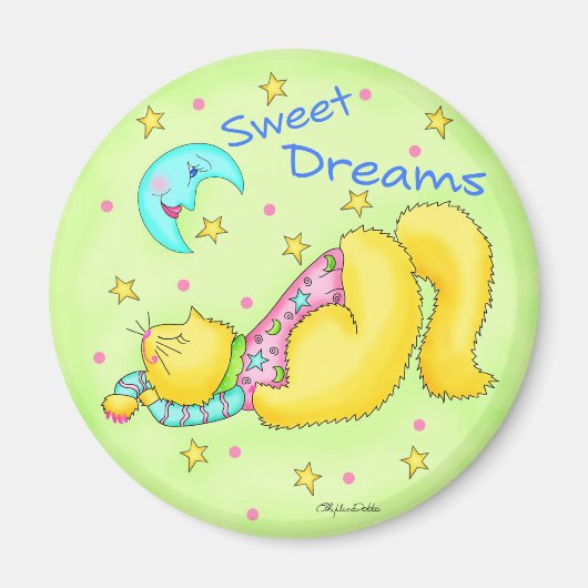 Sweet Dreams Round Magnet (Voorkant)
