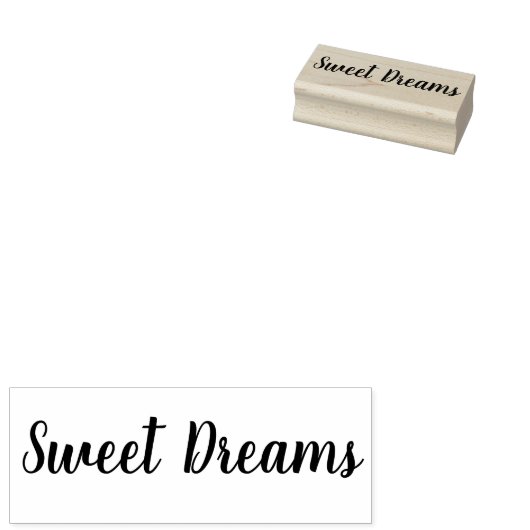 Sweet Dreams Rubberstempel (Gestempeld)