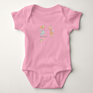  Sweet Dreams Safari Baby Bodysuit | Personalized 