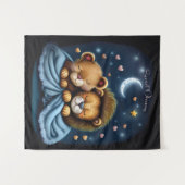 Sweet Dreams Schattige Design Lion Wandkleed (Voorkant (horizontaal))