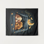 Sweet Dreams Schattige Design Puppy Wandkleed (Voorkant (horizontaal))