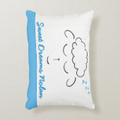 Sweet Dreams schattige Lamb gepersonaliseerd met g Accent Kussen (Voorkant(Verticaal))