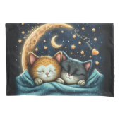 Sweet Dreams Schattige ontwerp Kitten gepersonalis Kussensloop (Voorkant)