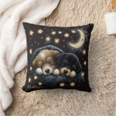 Sweet Dreams Schattige ontwerp Puppy gepersonalise Kussen (Deken)