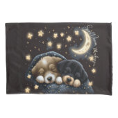 Sweet Dreams Schattige ontwerp Puppy gepersonalise Kussensloop (Voorkant)