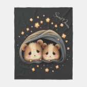 Sweet Dreams Schattigee Design Hamster Fleece Deken (Voorkant)