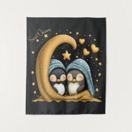 Sweet Dreams Schattigee Design Pinguïn Wandkleed