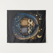 Sweet Dreams Schattigee Design Uil Wandkleed (Voorkant (horizontaal))