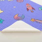 Sweet dreams soft violet sherpa deken (3/4)