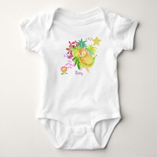 Sweet Dreams Squirrel Baby Bodysuit (Voorkant)