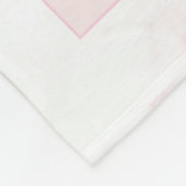 Sweet Dreams Teddy Bear Afdrukken | babymeisjescrè Fleece Deken (Hoek)