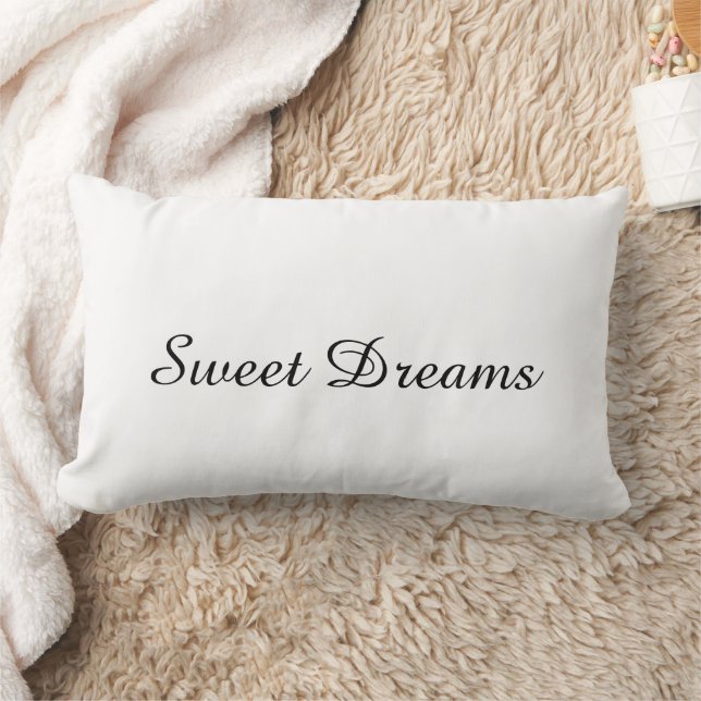 Sweet Dreams Throw Pillow – Cozy Decorative Cushio Kussen (Deken)