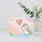 Sweet Dreams Unicorn Briefkaart (Staand voorkant)