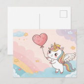 Sweet Dreams Unicorn Briefkaart (Voorkant / Achterkant)