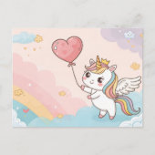 Sweet Dreams Unicorn Briefkaart (Voorkant)