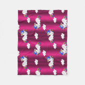 Sweet Dreams Unicorns Fleece Deken (Voorkant)
