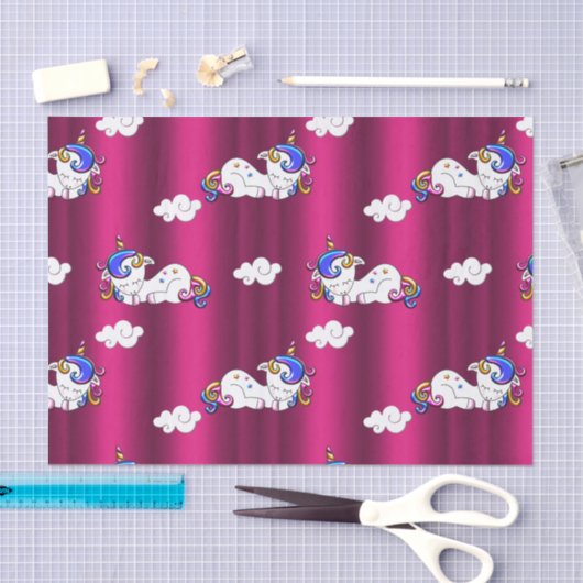 Sweet Dreams Unicorns Tissuepapier (Craft)