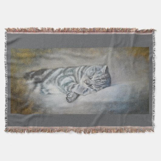 Sweet Dreams van een Britse Korthaar Deken (Voorkant)