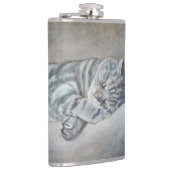 Sweet Dreams van een Britse Korthaar Heupfles (Rechts)