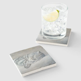 Sweet Dreams van een Britse Korthaar Stenen Onderzetter